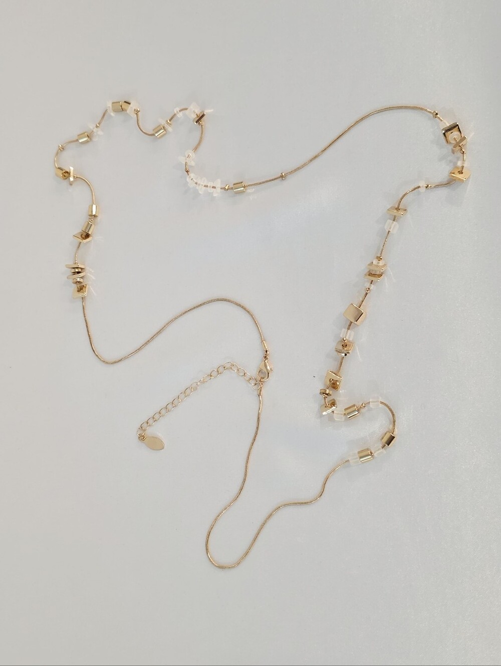 8 Other Reasons Multi Use as Belly Chain & Necklace 14k Goldplated 36"+4" New